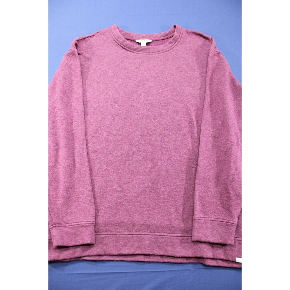 Orvis Women's Size L Pullover Sweater Long Sleeve Modal Blend Purple